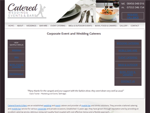 Screenshot of Catering - Call the Caterers