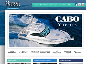 Screenshot of Tiara Yachts Broker MA