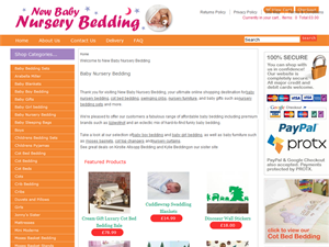 Screenshot of Baby Bedding