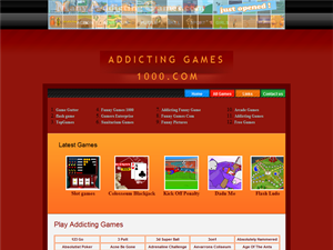 Screenshot of Addicting Games