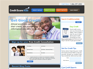 Screenshot of Improve Your Credit Scores with Legal Credit Repair