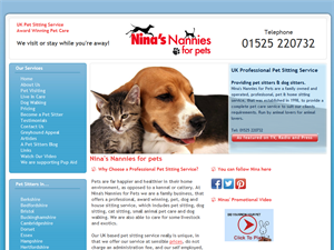 Screenshot of Home Pet Sitter