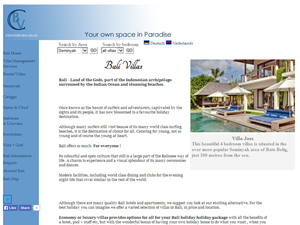 Screenshot of Concord Bali Villas