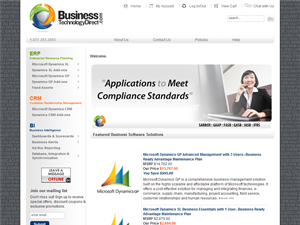 Screenshot of  Business Software Reseller