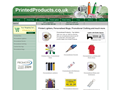 Screenshot of PrintedProducts.co.uk