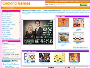 Screenshot of Cooking Games