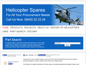 Screenshot of Helicopter Spares