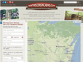 Screenshot of Wisconsin Vacation Cabins, Cottages and Homes