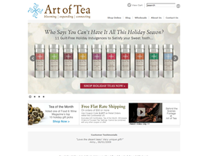 Screenshot of Organic Loose Leaf Tea