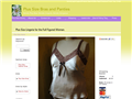 Screenshot of First Choice for Plus Size Bras and Panties