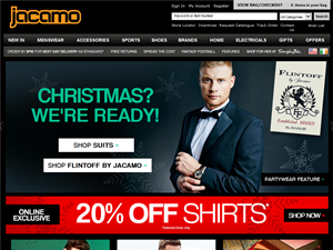 Screenshot of Jacamo Big Menswear