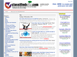 Screenshot of Free Classifieds