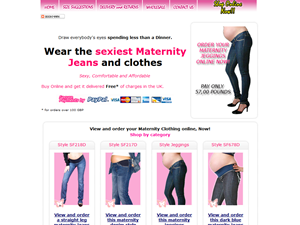 Screenshot of Maternity Wear, Funky Jeans And Clothes