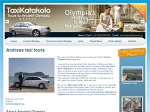 Screenshot of Taxi from Katakolon to Olympia in Greece