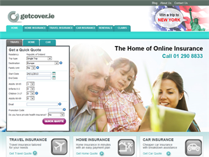 Screenshot of House Insurance Ireland