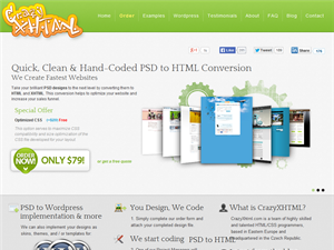 Screenshot of Convert png to html