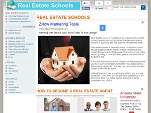 Screenshot of Real Estate school