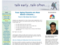 Screenshot of Talk Early Talk Often with Aging Parents