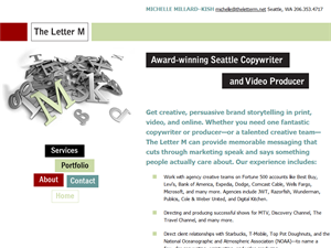 Screenshot of Seattle Copywriter