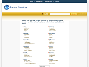 Screenshot of General directory