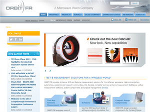 Screenshot of Antenna Measurement Systems - Orbit / FR