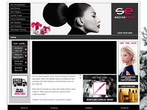 Screenshot of Saloneasy - Hairdressing & Beauty Products