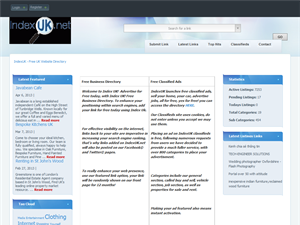 Screenshot of Index UK - Directory