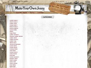 Screenshot of Customized Jeans