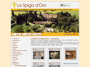 Screenshot of Tuscany Accommodation,  Pool & Golf