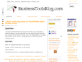 Screenshot of Business Tools Blog