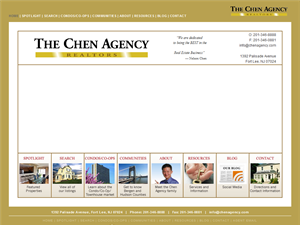 Screenshot of The Chen Agency