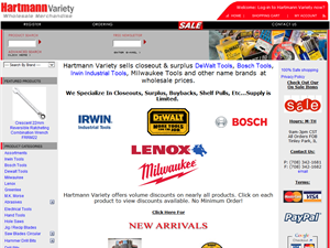 Screenshot of Name Brand Tool Distributors & Wholesaler