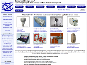 Screenshot of Mechanical Engineering Services