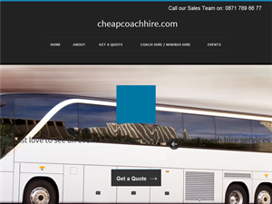 Screenshot of Cheap Coach Hire London UK