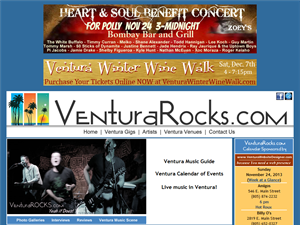 Screenshot of Ventura Entertainment Directory