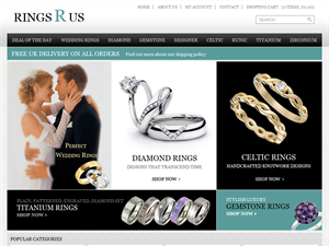 Screenshot of Gold Platinum Palladium Rings r Us