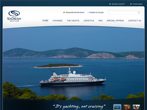 Screenshot of SeaDream Luxury Cruise