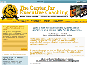 Screenshot of Consultant Executive Coaching