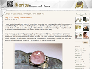 Screenshot of Handmade Jewelry Workshop, New designs