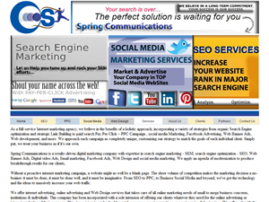 Screenshot of Interactive Advertising & Internet merketing