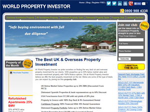 Screenshot of World Property Investment