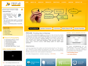 Screenshot of PROVAB-offshore IT Services