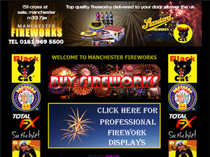 Screenshot of Manchester Fireworks