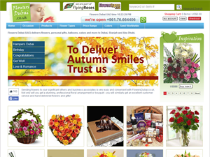 Screenshot of Flowers Dubai Free Delivery to Dubai UAE