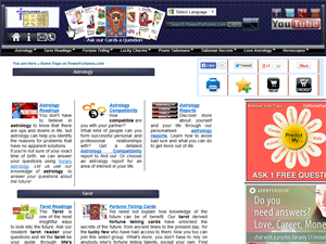 Screenshot of Astrology, Tarot, Horoscopes, Amulets & Talismans