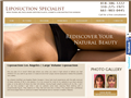 Screenshot of Liposuction Specialist Los Angeles