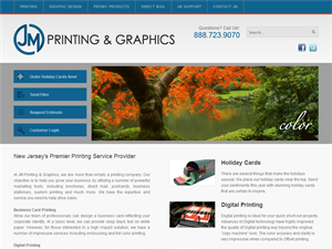 Screenshot of Printing Company NJ