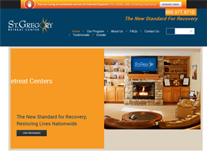 Screenshot of Alcohol Treatment Center