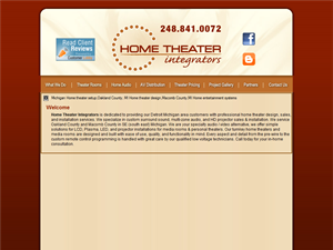 Screenshot of Michigan Home theater installers 