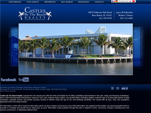 Screenshot of Boca Raton Luxury Homes on Beach and Intracoastal